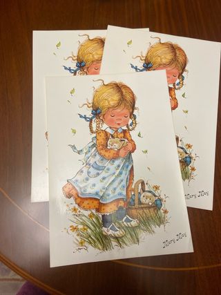 Postales infantiles antiguas Mary May