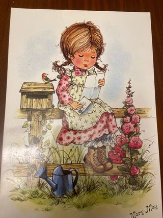 Postales infantiles antiguas Mary May