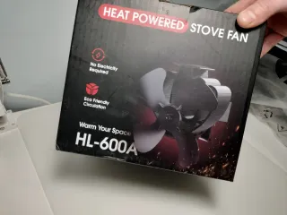 Ventilatore per stufa a legna HL-600A Nero
