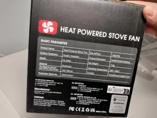 Ventilatore per stufa a legna HL-600A Nero