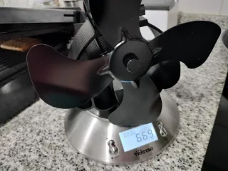 Ventilatore per stufa a legna HL-600A Nero