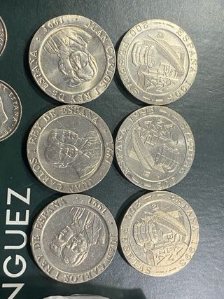 99 Monedas Pesetas 2, 5, 10 y 200