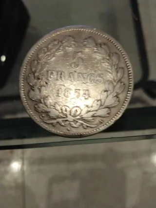 Moneda 5 Francos Luis Felipe 1834