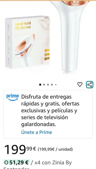 Depiladora IPL Portátil