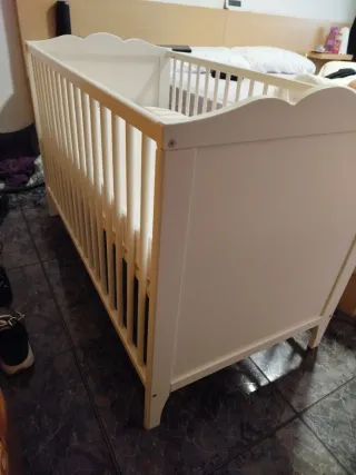Cuna colecho y colchón