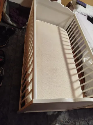 Cuna colecho y colchón