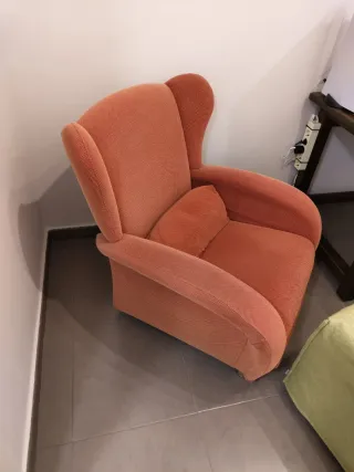 Sillón de tela