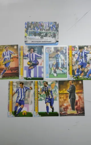 Cromos Deportivo de la Coruña varios años