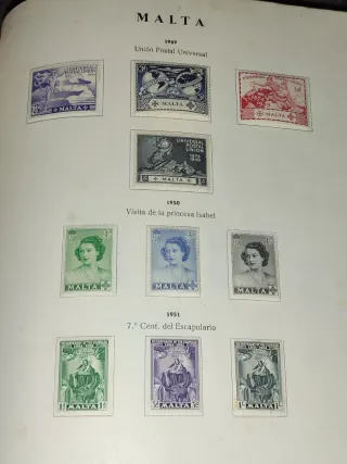 Sellos Gibraltar- Malta- Irlanda