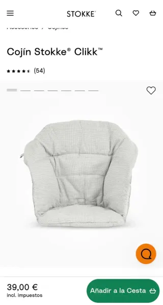Silla y cojin Stokke Clikk