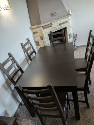 Mesa de comedor extensible Ikea