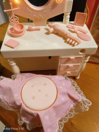 Tocador Barbie Ensueño con luz 1982