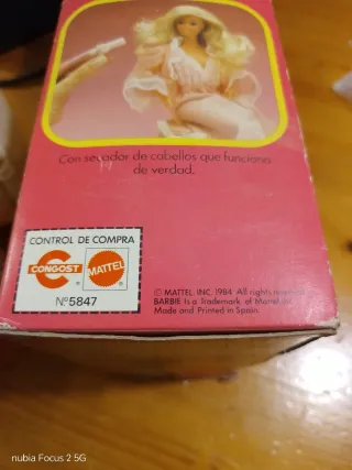Tocador Barbie Ensueño con luz 1982