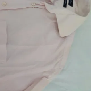 Camisa Hombre Massimo Dutti Rosa con DEFECTOS