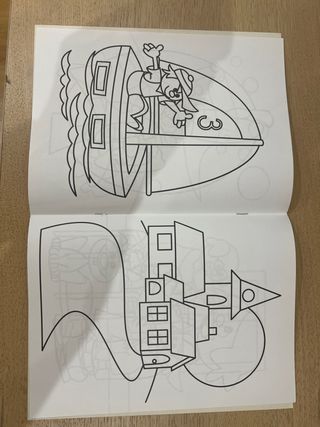 3 libros de colorear + 3 de lectura