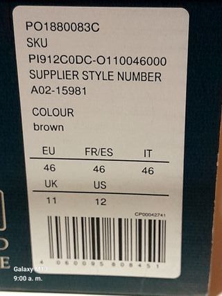 Mocasines Marrones Talla 46