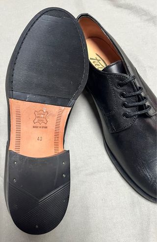 Zapatos de hombre de piel negros El Corte Inglés
