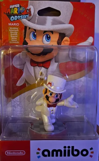Pack Amiibo Mario y Peach Nupcial Super Mario Odys