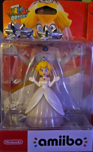 Pack Amiibo Mario y Peach Nupcial Super Mario Odys
