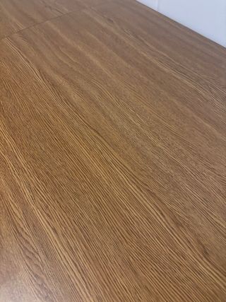 Mesa de comedor extensible de madera