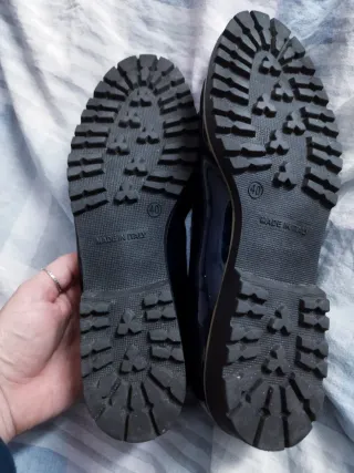 Ballerine vernice blu invernali