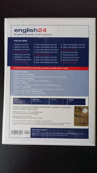 English 24 DVD + CD + libro
