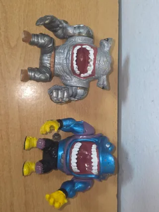 Lote 2 figuras Street Shark bootleg de los 90