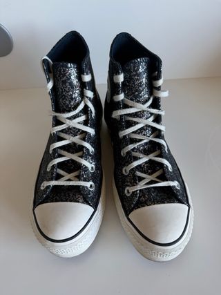 Converse Chuck Taylor Glitter Plataforma