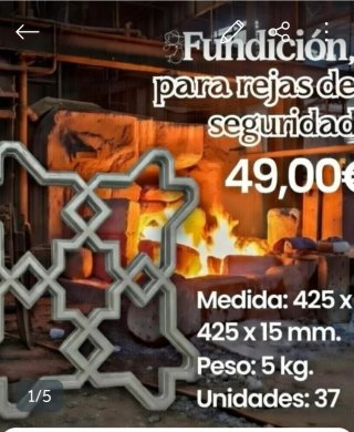 Adorno Cancela Hierro Fundido