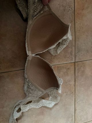 Reggiseno Pura in pizzo beige senza ferretto