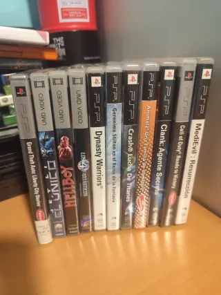 Giochi e film PSP insieme o separatamente