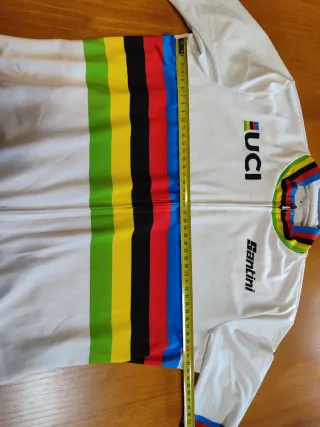 Maillot Ciclismo Santini Campeón Mundo UCI