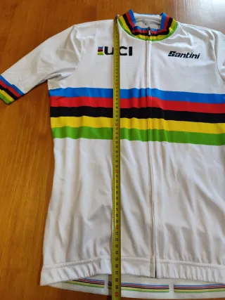 Maillot Ciclismo Santini Campeón Mundo UCI