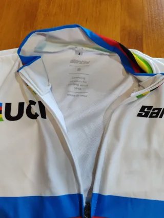 Maillot Ciclismo Santini Campeón Mundo UCI