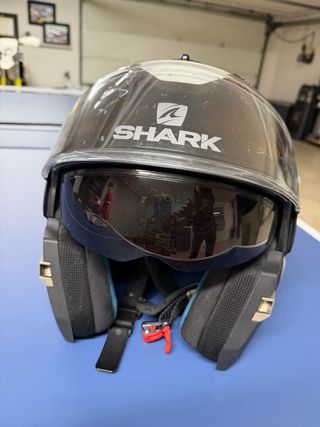 Casco Shark Negro Integral y modular