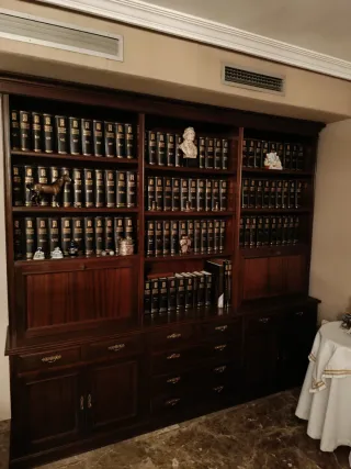 Mueble Librería y Enciclopedia Espasa
