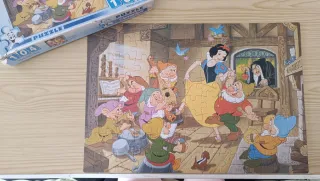 Lote 14 Puzzles Infantiles Disney y Looney Tunes