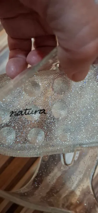 Sandalias transparentes Natura .