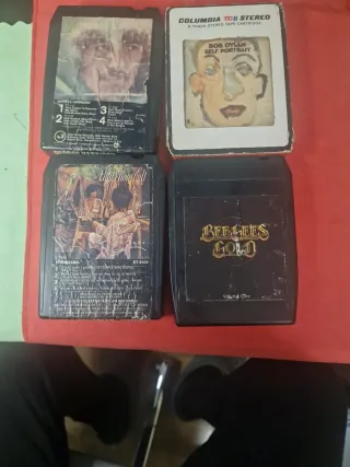 4 Cartuchos 8 Pistas Rock Variado