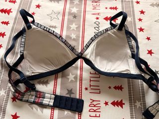 Yamamay reggiseno senza ferretto a quadri rossi