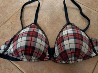 Yamamay reggiseno senza ferretto a quadri rossi