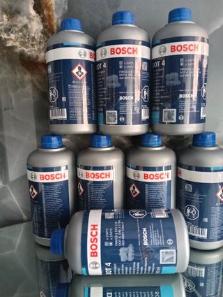 LOTE 8 X 500ml, LIQUIDOS DE FRENOS BOSCH DOT 4