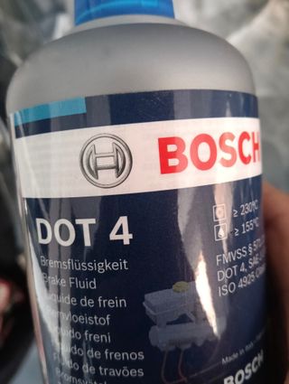 LOTE 8 X 500ml, LIQUIDOS DE FRENOS BOSCH DOT 4