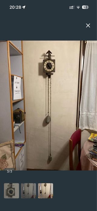 Reloj de pared decorativo madera