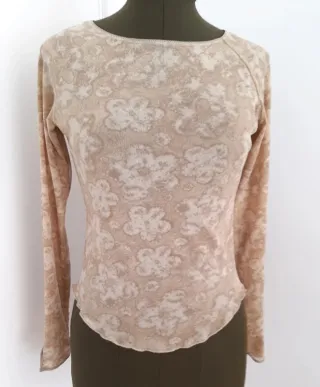 Camiseta Gasa Estampada Benetton Talla M