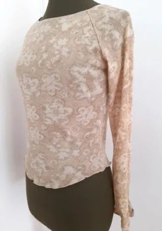 Camiseta Gasa Estampada Benetton Talla M