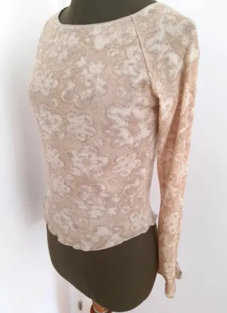 Camiseta Gasa Estampada Benetton Talla M