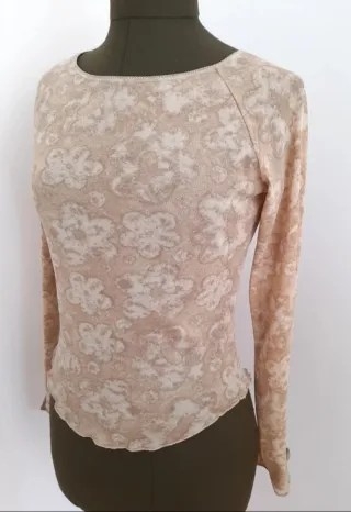 Camiseta Gasa Estampada Benetton Talla M