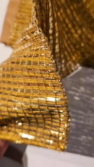 Galón lamé hojilla oro antiguo para manualidades