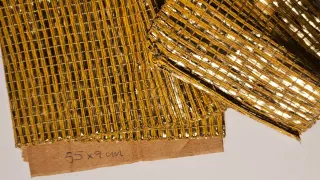 Galón lamé hojilla oro antiguo para manualidades